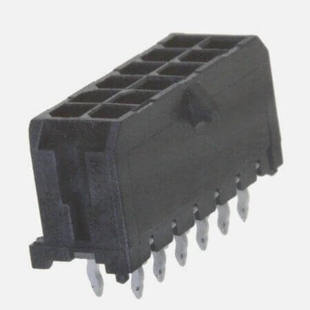 MOLEX-430451213 CONNECTOR HEADER VERTICAL 12POS 3MM - 1