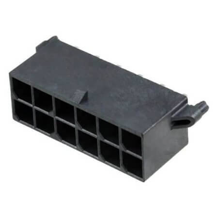 MOLEX-768290012 CONNECTOR HEADER VERT 12POS 5.7MM - 1