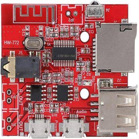 MP3 Bluetooth 4.1 Decoding Module Audio Frequency Receiving Board With Remote Control - With Battery - 2