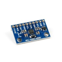 MPU9250 9 Eksenli Tutum +Jiroskop+Hızlandırıcı+Manyetometre - Manyetik Alan Yoğunluk Ölçer - Sensör Modülü Lehimsiz - 6
