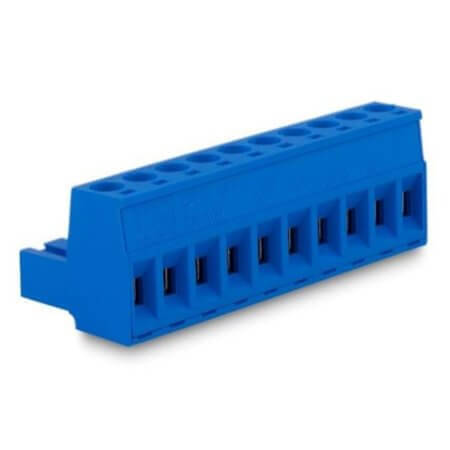 MR-10.210 TERM.BLK.5.08MM 10P 90C FEMALE BLUE MR - 1
