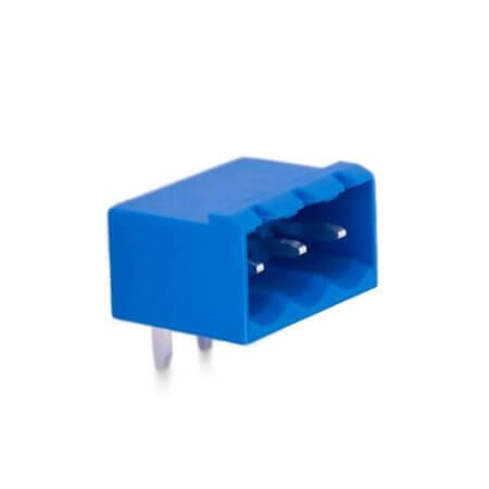 MR-10.403 TERM.BLK.5.08MM 3P 90C MALE CLOSED BLUE - 1