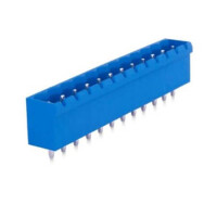 MR-10.462 TERM.BLK.5.08MM 12P 180C MALE BLUE CLOSED - 1