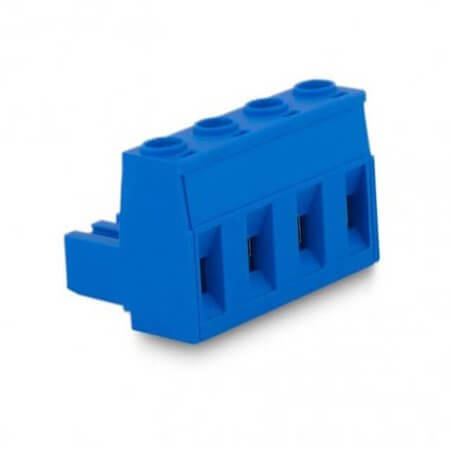 MR-10.704 TERM.BLK.7.62MM 4P FEMALE BLUE - 1