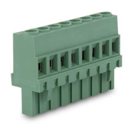 MR-11.258 TERM.BLK.5.08MM 8P 180C FEMALE GREEN - 1