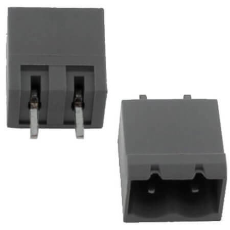 MR-14.452 TERM.BLK.5.08MM 2P 180C MALE GREY - 1