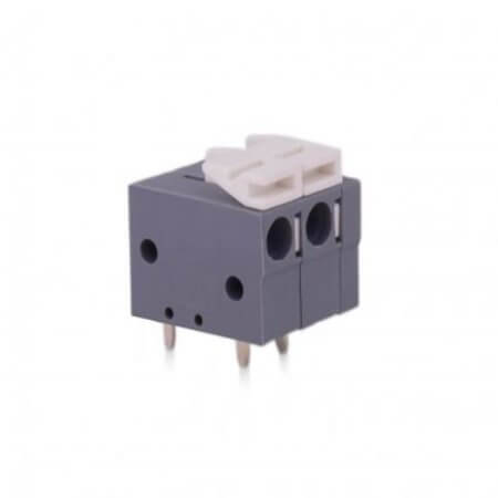 MR-34.120 TERM.BLK.7.62MM 2P PCB TYPE GRAY - 1