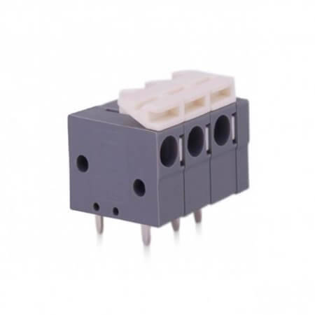 MR-34.160 TERM.BLK.7.62MM 3P PCB TYPE GRAY - 1