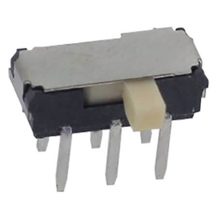 MSS-2245 SWITCH SLIDE 2P2T 300mA 6V On-On THT R/A - 1