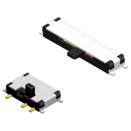 MSS14-V-T/R SWITCH SLIDE 1P4T 25mA 24VDC THT R/A - 1