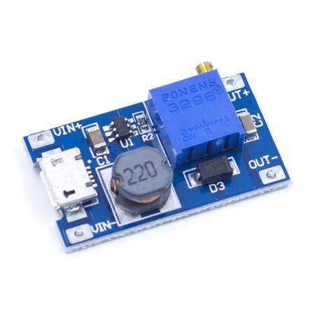 MT3608 XY-016 2A Max DC-DC Step Up Power Module Booster Power Module - 2