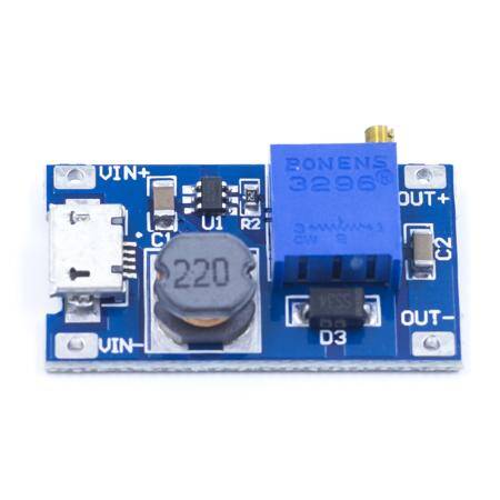 MT3608 XY-016 2A Max DC-DC Step Up Power Module Booster Power Module - 3