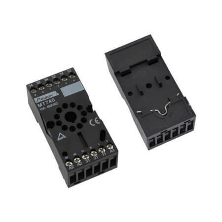 MT740 RELAY SOCKET DIN RAIL 11PIN SCREW - 1