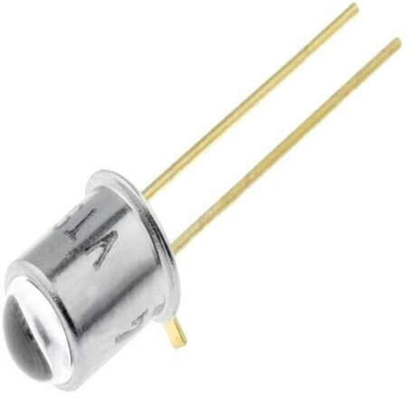 MTE4600N INFRARED EMITTER VISIBLE 5MM 450NM LOW DOME TO-18 - 1
