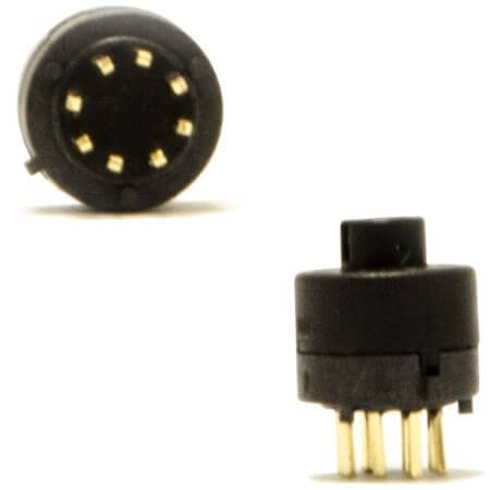 MTL-21-40 SWITCH ROTARY 1P4T 4 POS. 45° PCB LONG SPINDLE - 1
