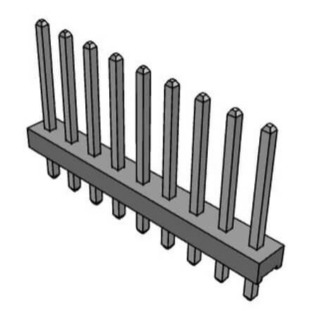 MTMM-107-07-T-S-275 PIN HEADER 7PIN(1x7) 2.00mm THT V/T - 1