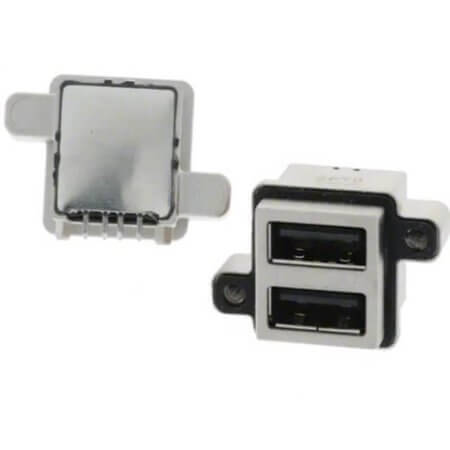MUSB-C111-30 CONNECTOR USB A TYPE RIGHT ANGLE 90C - 1
