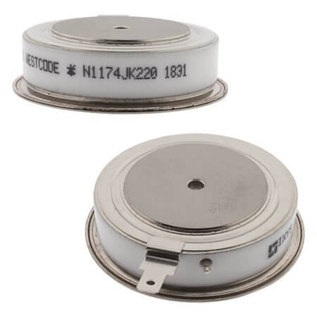 N1174JK220-U9900 THYRISTOR DISC SINGLE 1174A 2200V CHASSIS - 1