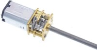 N20-M3 X 55 12V 60RPM Kaba ve Uzun Redüktörlü Motor N20 Vida Dişli Motor Minyatür Dişli Motor - 1