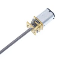 N20-M3 X 55 3V 125RPM Kaba ve Uzun Redüktörlü Motor N20 Vidalı Dişli Motor Minyatür Dişli Motor - 4