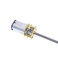 N20-M3 X 55 3V 200RPM Kaba ve Uzun Redüktörlü Motor N20 Vida Dişli Motor Minyatür Dişli Motor - 5