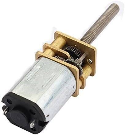 N20-M3 X 55 6V 125RPM Kaba ve Uzun Redüktörlü Motor N20 Vidalı Dişli Motor Minyatür Dişli Motor - 4