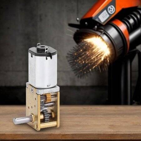 N20-M4 X 55 3V 100RPM Kaba ve Uzun Redüktörlü Motor N20 Vida Dişli Motor Minyatür Dişli Motor - 4