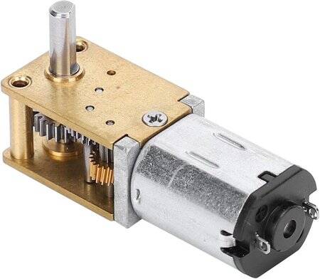 N20-M4 X 55 3V 100RPM Kaba ve Uzun Redüktörlü Motor N20 Vida Dişli Motor Minyatür Dişli Motor - 5