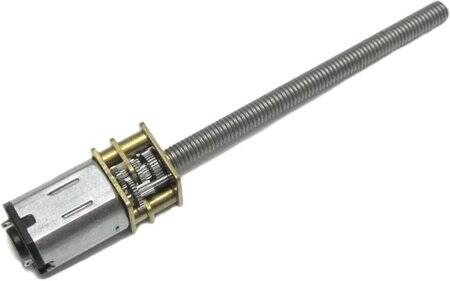 N20-M4 X 55 3V 125RPM Kaba ve Uzun Redüktörlü Motor N20 Vida Dişli Motor Minyatür Dişli Motor - 1
