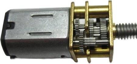 N20-M4 X 55 3V 125RPM Kaba ve Uzun Redüktörlü Motor N20 Vida Dişli Motor Minyatür Dişli Motor - 3