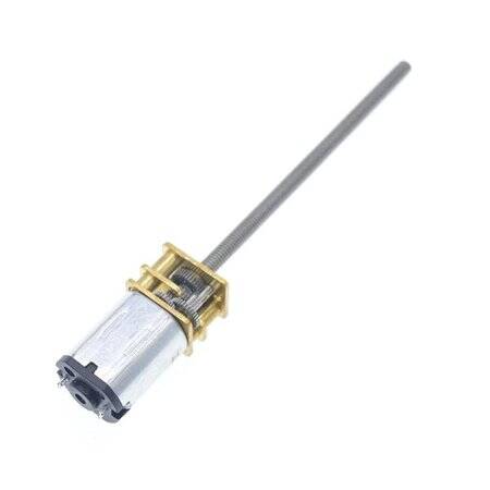 N20-M4 X 55 3V 150RPM Kaba ve Uzun Redüktörlü Motor N20 Vidalı Dişli Motor Minyatür Dişli Motor - 3