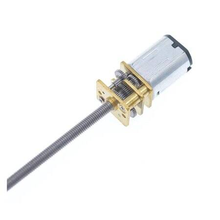 N20-M4 X 55 3V 150RPM Kaba ve Uzun Redüktörlü Motor N20 Vidalı Dişli Motor Minyatür Dişli Motor - 4