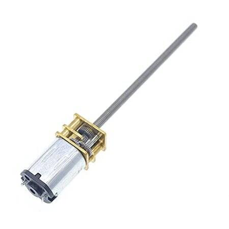 N20-M4 X 55 3V 20RPM Kaba ve Uzun Redüktörlü Motor N20 Vida Dişli Motor Minyatür Dişli Motor - 3