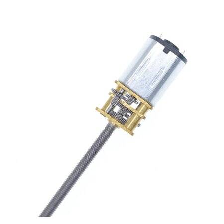 N20-M4 X 55 3V 30RPM Kaba ve Uzun Redüktörlü Motor N20 Vida Dişli Motor Minyatür Dişli Motor - 5