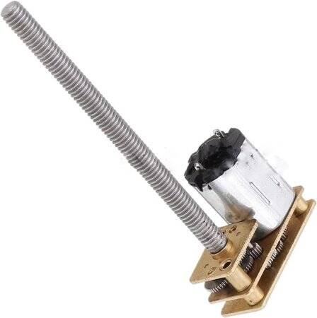 N20-M4 X 55 6V 150RPM Kaba ve Uzun Redüktörlü Motor N20 Vidalı Dişli Motor Minyatür Dişli Motor - 1