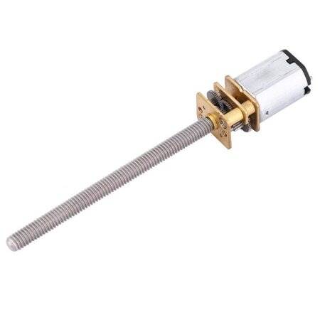 N20-M4 X 55 6V 40RPM Kaba ve Uzun Redüktörlü Motor N20 Vida Dişli Motor Minyatür Dişli Motor - 1