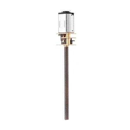 N20-M4 X 55 6V 70RPM Kaba ve Uzun Redüktörlü Motor N20 Vida Dişli Motor Minyatür Dişli Motor - 1