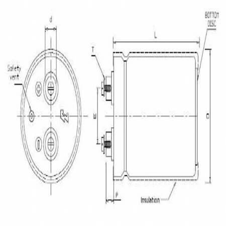 NA033000350PG6SR0972M01 CAP.SNUB.3300uF 350VDC 63X105MM - 1
