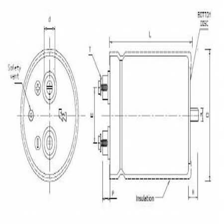 NA033000350PG6SR0973M01 CAP.SNUB.3300uF 350VDC 63X105MM PG6SR-973 - 1