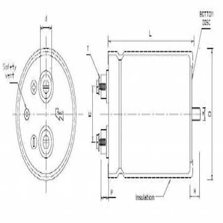 NA047000350PG6SR0975M01 CAP.SNUB.4700uF 350VDC 76X105MM PG6SR-975 - 1