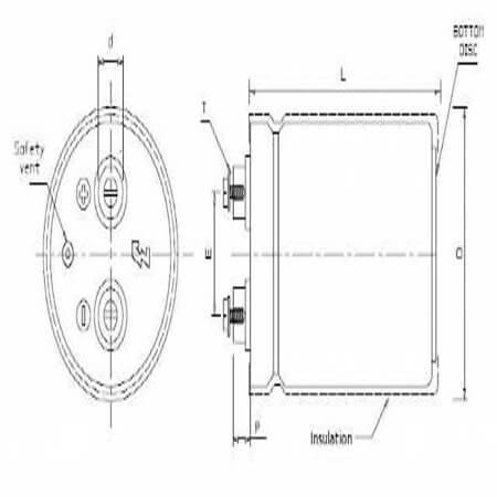 NA068000350PG6SR0976M01 CAP.SNUB.6800uF 350VDC 76X105MM PG6SR-976 - 1