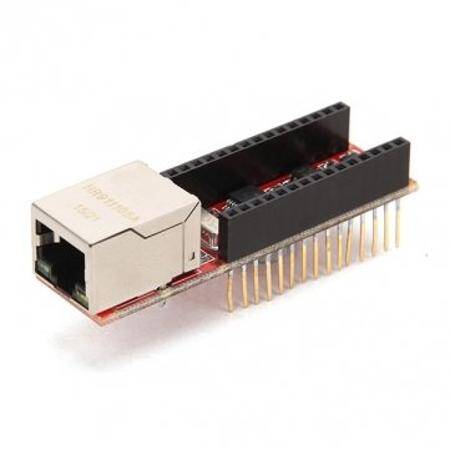 Nano ENC28J60 Ethermet Shield V1.0 Networking Module - 1