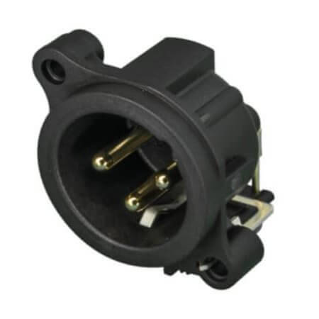 NC3MAH CONNECTOR XLR PLUG 3PIN MALE SEPARETE GRAND CONT. - 1