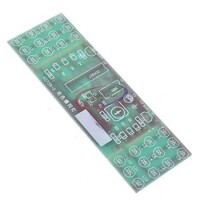 NE555 + CD4017 Red Blue Double Color Flashing Lights Board DIY Kit - 3