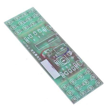 NE555 + CD4017 Red Blue Double Color Flashing Lights Board DIY Kit - 3