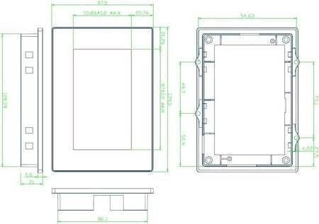 Nextion NX4827P043-011R-Y 4.3 Inch Resistive Touch Screen With Protective Shell - 3