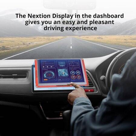 Nextion NX8048P050-011R-Y 5.0 Inch Resistive Touch Screen With Protective Shell - 3