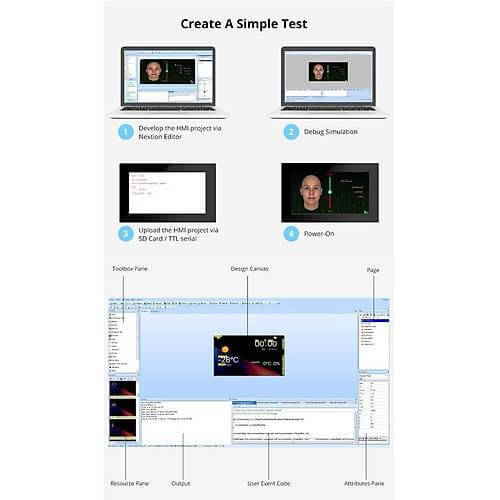 Nextion NX8048P070-011R 7 Inch Resistive Touch Screen Man-machine Interface HMI Kernel Enhanced Version - 4