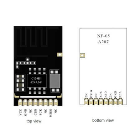 NF-05 MODULE 2.4GHz WITH PCB ANTENNA SMD TYPE - 1