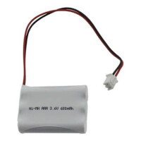NI-MH-AAA600MAH-20CM BATTERY 3.6V 600MAH WITH 20CM CABLE AND SOCKET - 1